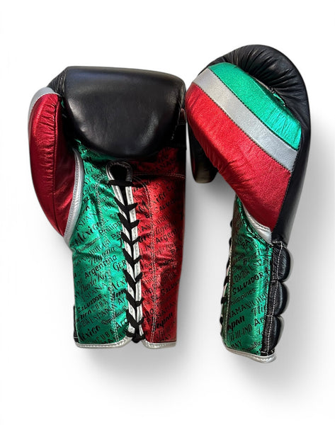 México Black SPARRING & TRAINING GLOVES